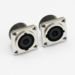 4 Pcs Speakon Loudspeaker/Amplifier 8 Pole Panel Connector for Neutrik NL8MPR