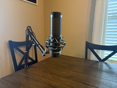 HyperX QuadCast S RGB USB Microphone Bundle W/ InnoGear Boom Arm & Base Plate