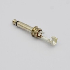 10 PCS 1/4 in TS Connector 6.35mm for Speaker Cable Jack Plug Connector End Blue