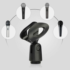 1-4x Universal Adjustable Microphone Mount Clip Clamp Holder for Mic Stand Clip