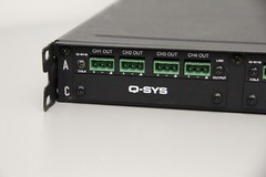 QSC Q-SYS I/O Frame Type 2 Network Interface With 2 COL4 Cards