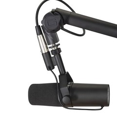 Gator Frameworks Desktop Microphone Stand with 360 Degree Rotation and XLR Cable