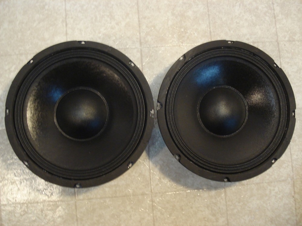 NEW 2- 10″ Woofers Guitar Speakers.8ohm.PA.DJ.ProAudio.Replacement Ten inch Bass