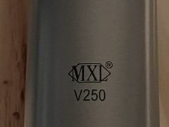 MXL V250 Condenser Microphone XLR 3 Pin Silver Condenser Transducer Type Studio