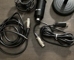 TZUMI ON AIR REVERB MICROPHONE PRO CONDENSER,SHOCK MOUNT & STAND, PODCAST SERIES