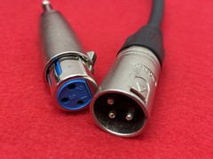 PAIR MIT TERMINATOR 3 PROLINE INTERCONNECT CABLES 1.5M XLR w TS ADAPTERS