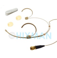 HIXMAN 4020 Headworn Mic With Microdot For DPA Countryman Shure Microdot Adapter