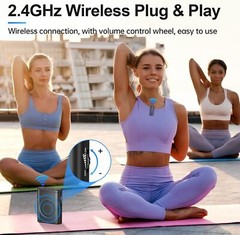 Portable Voice Amplifier with Wireless Lavalier Microphone For Teachers Speaker