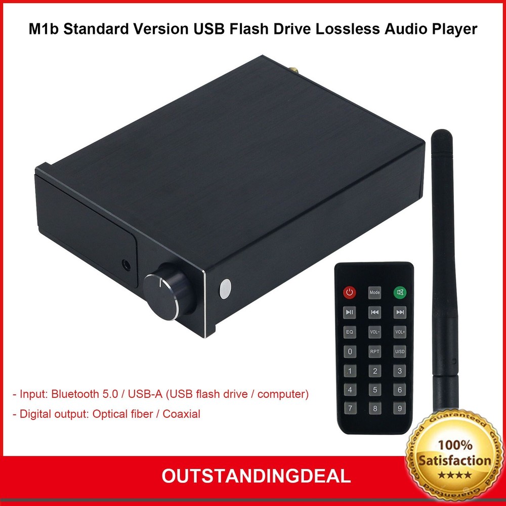 Flash Drive Lossless Audio Player Support Remote Control M1b Standard Ver USB