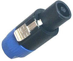 MUSYSIC Speakon 4-Pole to 1/4″ TS Female Adapter Converter Jack Connector 1-Pack