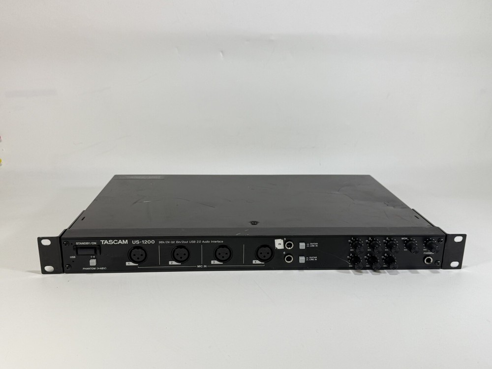 Tascam US-1200 6-in/2-out USB 2.0 Audio Interface ~ No Power Supply / UNTESTED