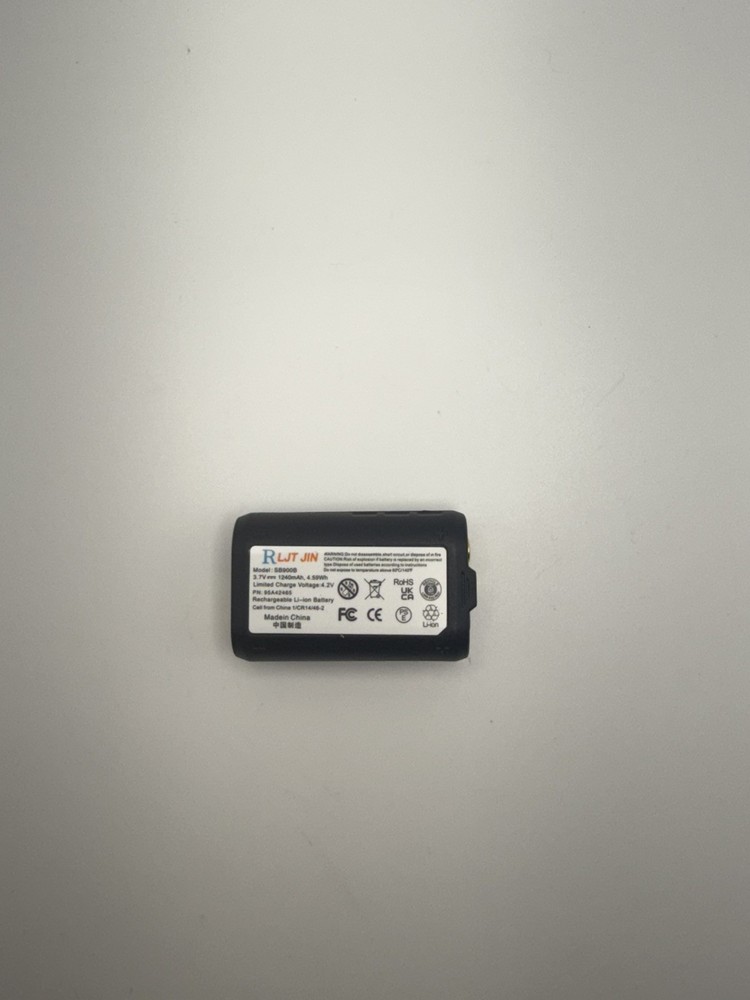 RLJT JIN SB900B Replacement Battery for Shure SB900 SB900A SB900B