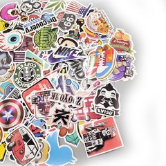 100PCS Skateboard Stickers Vinyl Laptop Luggage Decals Dope Sticker Lot Bomb US