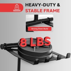 Pyle Portable Folding Laptop Stand – Standing Table with Adjustable Angle,