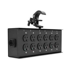 EC Multi-Outlet Power & Truss Clamp w/12 Edison Female – True1 Pass Thru