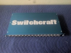 Switchcraft PT8FX8MXDB25 8-point XLR Female / 8-point XLR Male – DB25 Patchbay
