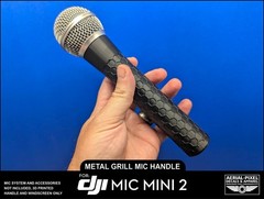DJI Mic Mini 2 Traditional Microphone Grip Interview Handle SM58 Style Magnetic