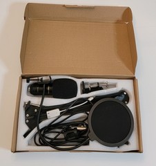 ZINGYOU Condenser Microphone Bundle, BM-800 Mic Kit with Adjustable Mic