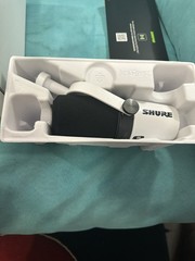 Shure MV7+ Hybrid Podcast Microphone – White