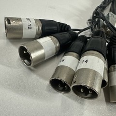 2x Mogami Microphone Cables Neutrik XLR Connectors M/F 5′ Serial 26 pin 2392