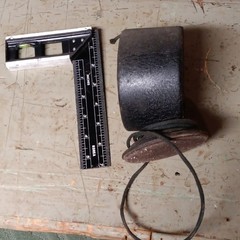 Vintage Round Grille External Speaker with Cloth Grille and Attached Cable