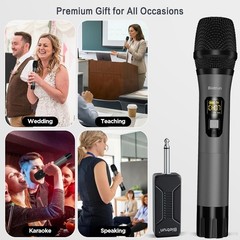 Rechargeable Dynamic Microphone with Mute Feature – Ideal for Karaoke & Events