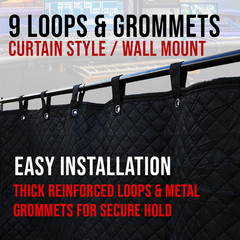 BOXER Tool XL Studio Grommeted Sound Dampening Blanket 80 in. x 96 in. Acoustic