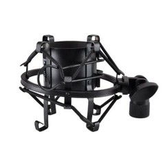Pyle PSM05 Microphone Shock Mount Anti-Vibration Microphone Holder – Black