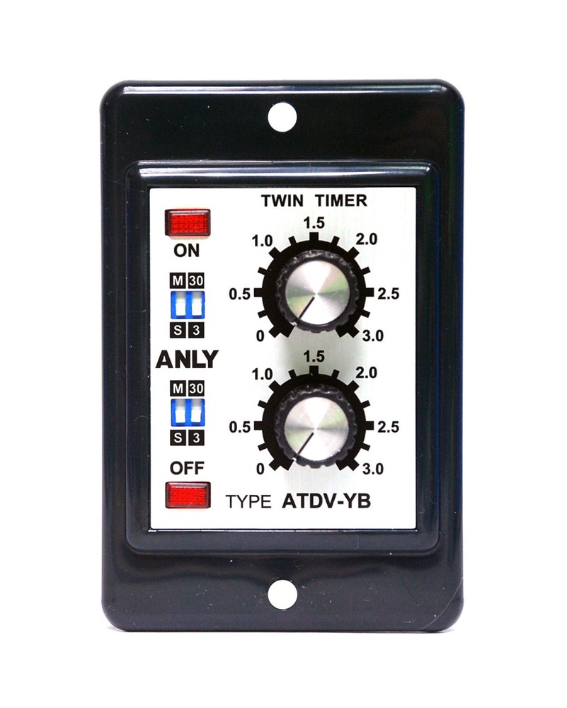 1pc Industrial Twin Timer ATDV-YB 3S – 30M AC240V 50Hz 60Hz ANLY Taiwan 240VAC