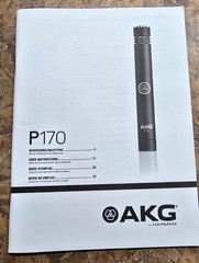 AKG P170 Small Diaphragm Cardioid Condenser Microphone