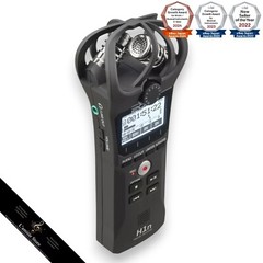 Zoom H1n Portable Handy Digital Recorder Microphone 16 Bit 44.1 kHz Black Used