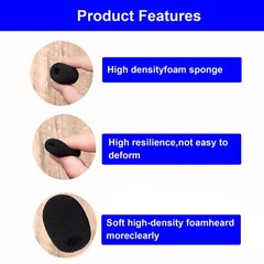 Coeweule 12 Pack Microphone Covers Foam, Noise Reduction Mic Cover, for…