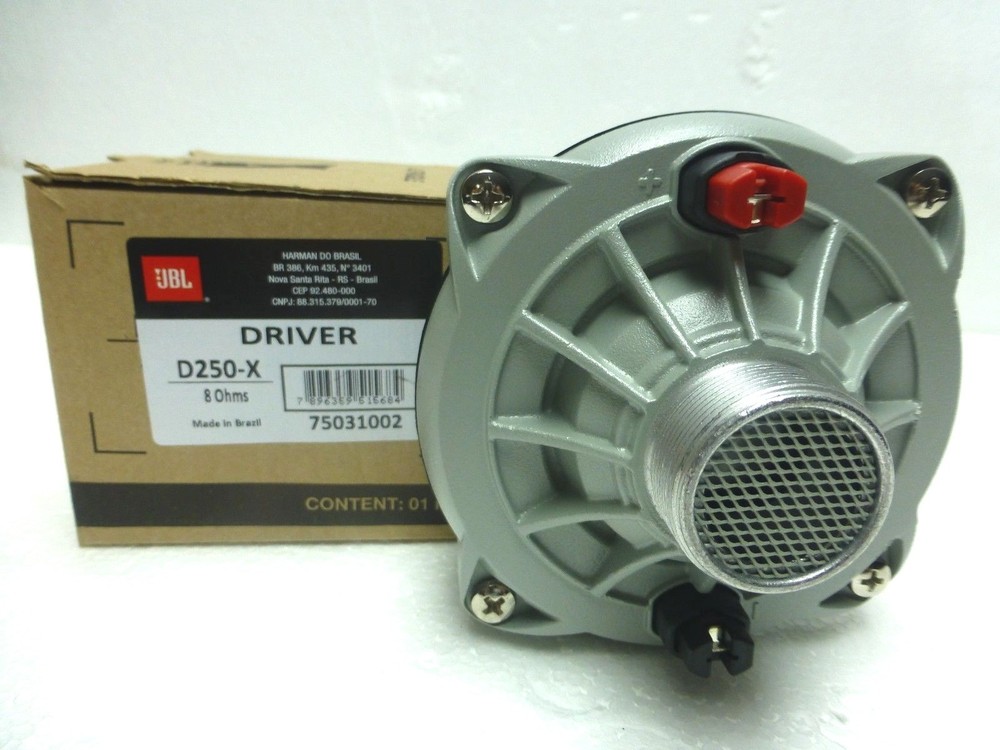 Original Factory JBL / Selenium D250-X Phenolic Compression Driver 8 Ohms
