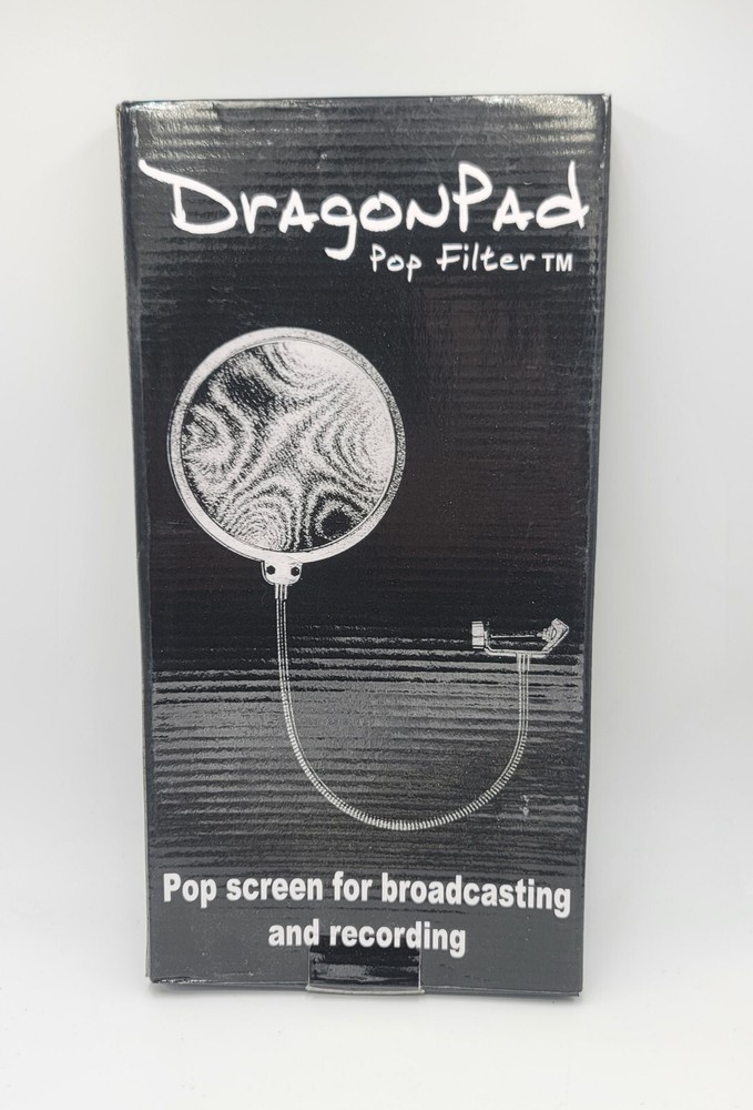 Dragon Pad Pop Filter for broadcasting & recording w/ flexible gooseneck holder