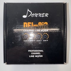 NEW, Donner Del-8i2 Professional Channel Line Mixer***FAST FREE SHIPPING***