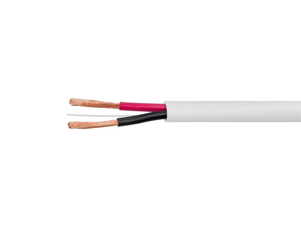 Monoprice Speaker Wire, CL2 Rated, 2-Conductor, 18AWG, 1000ft, White