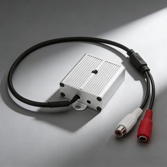 HiFi Low Noise Microphone Aluminum Shell with Extension Cable High-sensitivity