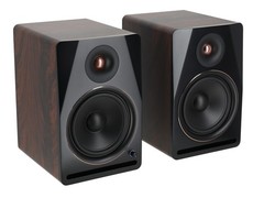 Pair Rockville APM8D v2 8″ Active Powered Studio Monitor Speakers USB+Bluetooth