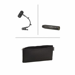 Audio-Technica PRO 35 Cardioid Condenser Clip-On Instrument Microphone, Black