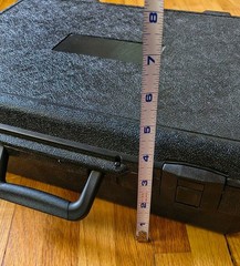 Hard Plastic Carrying Case 16×12 Black Tool Equipment Protective Storage Box