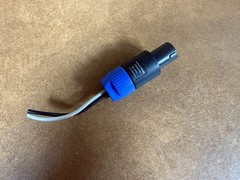 (3) NEUTRIK NL4FC 4-POLE Locking SPEAKON Cable Connector