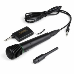 Wireless/Wired VHF Professional Microphone Handheld System Karaoke w/Receiver US