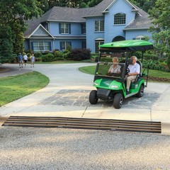 Yescom Driveway Curb Ramp Low Profile Car Ramp 2.6″ Rise Garage Sidewalk 2 Pack