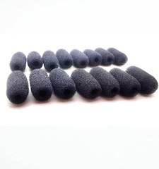 15 Pack Mini Lavalier Foam Cover Windscreen for Countryman E6 and Other Headset