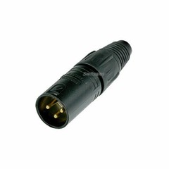 Neutrik NC3MX – 3-Pin XLR Male Cable Connector w/ Gold Contacts – Sealed Bag