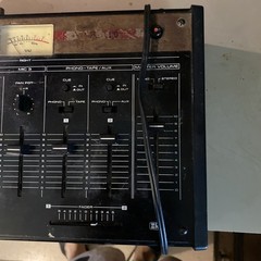 Realistic Stereo DJ Mixer Vtg 32-1200B Tested Working See Desc 90s Radio Shack