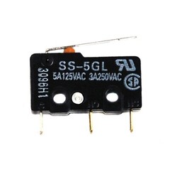 100pc OMRON Limit Micro Switch SS-5GL Level=16.5mm 5A 125VAC 19.8×10.2×6.4mm