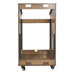 OPEN BOX: Sound Town 12U Studio Rack 11U Top 2U Bottom Storage (SDRK-M11X12B-R)