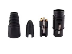 10 PCS XLR 3Pin Male Mic Microphone Adapter Cable Audio Connector Plug End Black