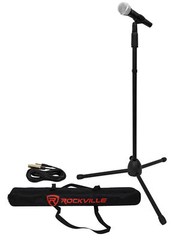 Rockville Pro MIc Kit 1 – High-End Metal Microphone+Mic Stand+Carry Bag+Cable